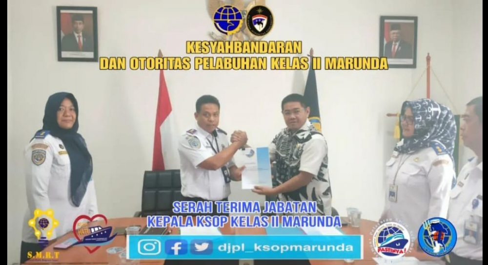 Serah Terima Jabatan Kepala KSOP Kelas II Marunda