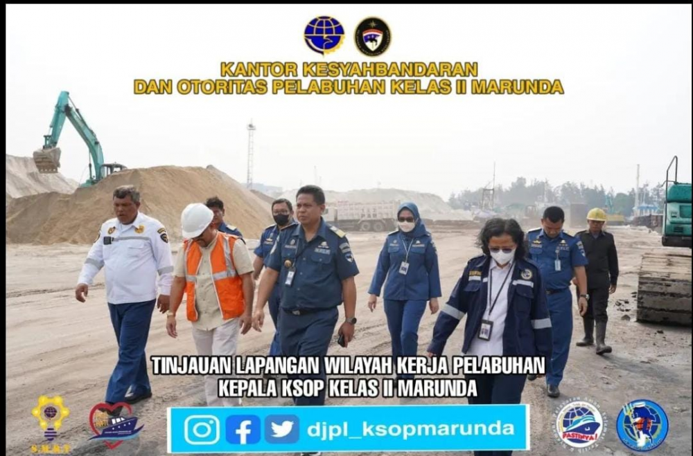 Tinjauan Lapangan Wilayah Kerja Kepala Pelabuhan KSOP Kelas II Marunda