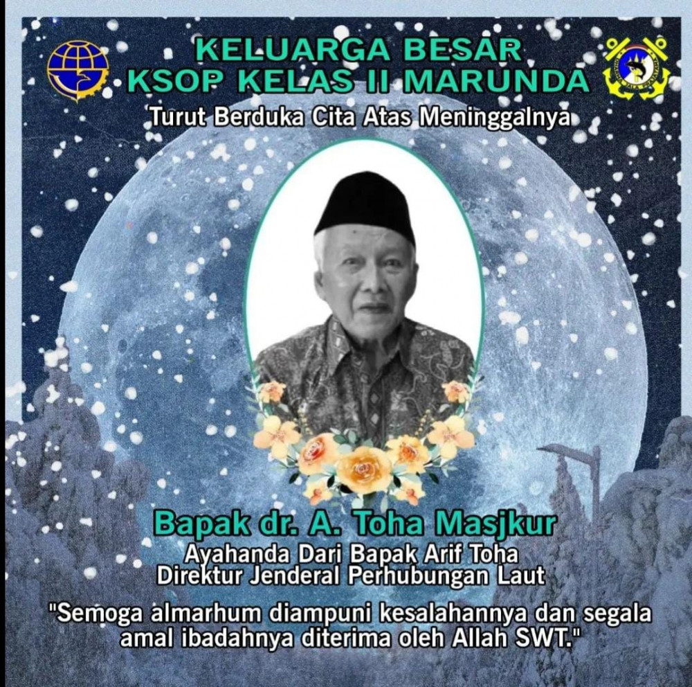 Keluarga KSOP Kelas II Marunda Turut Berduka Cita