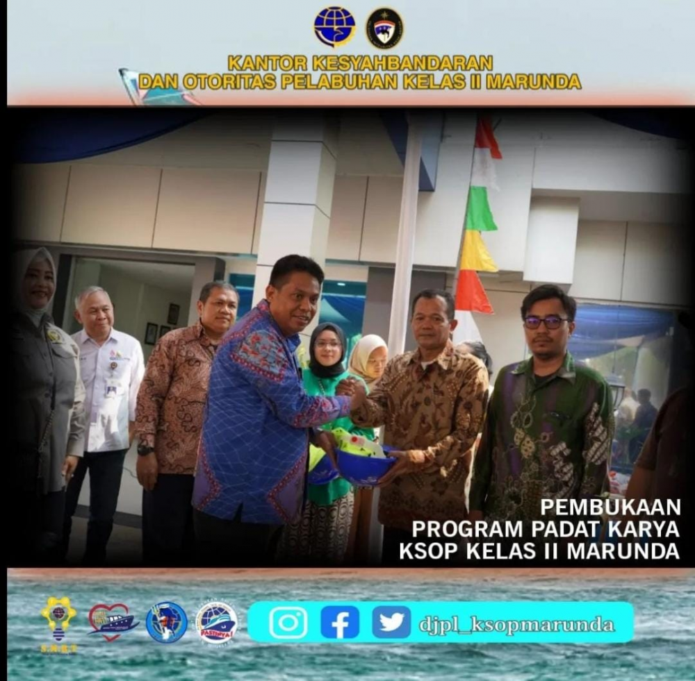 Pembukaan Program Padat Karya KSOP Kelas II Marunda
