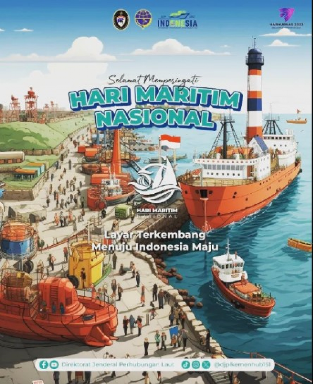 Memperingati Hari Maritim Nasional