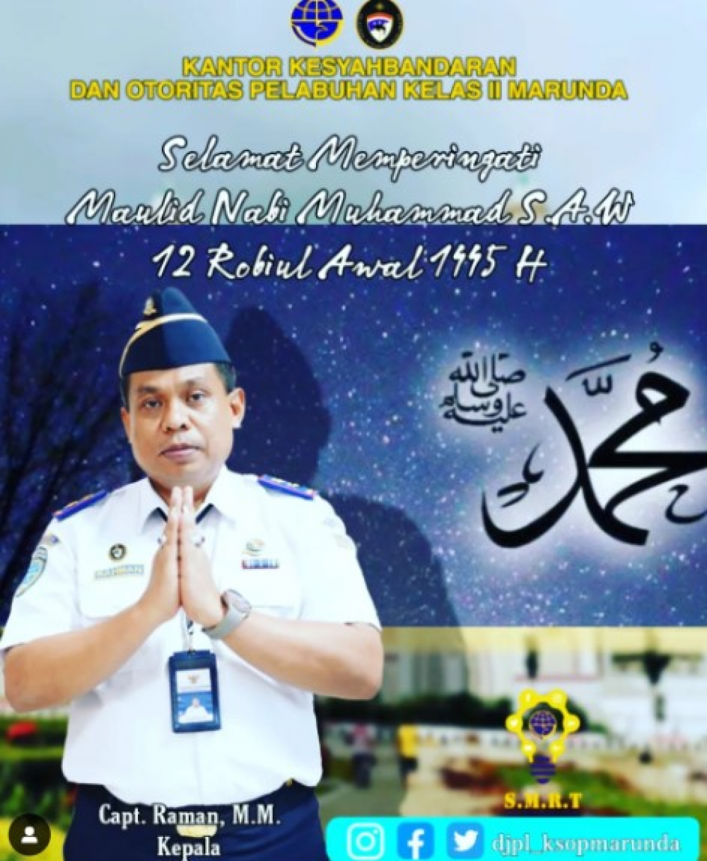 Selamat memperingati Maulid Nabi Besar Muhammad S.A.W