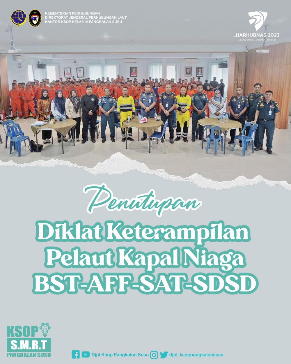 Penutupan Diklat Keterampilan Pelaut