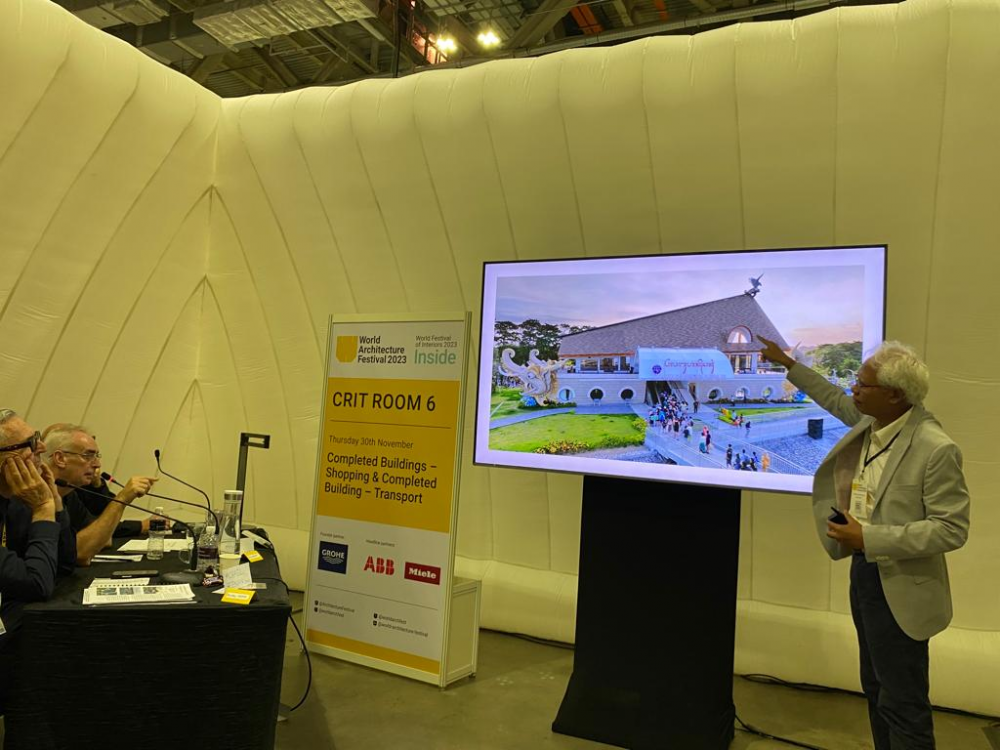 IKUT SERTA PADA WORLD ARCHITECTURE FESTIVAL, DESAIN PELABUHAN SANUR MENDUNIA