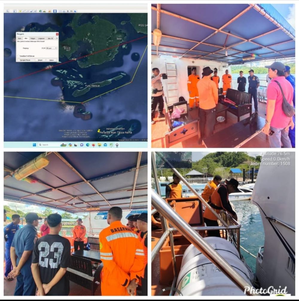 Tim Aksi Cepat Kemenhub Berhasil Evakuasi Korban Kebakaran Kapal di Raja Ampat