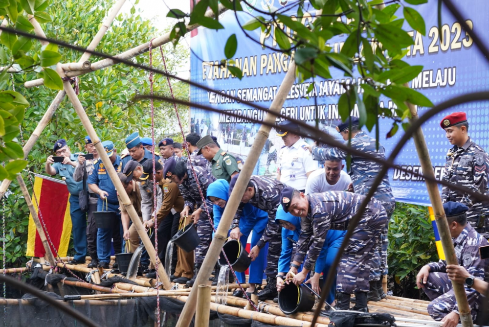 Peresmian Kampung Bahari Nusantara Muara Tawar