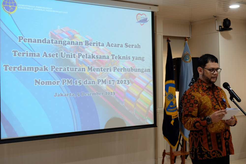 KEMENHUB GELAR SERAH TERIMA ASET DI 8 UPT DITJEN HUBLA YANG TERDAMPAK PM 15/2023 DAN PM 17/2023