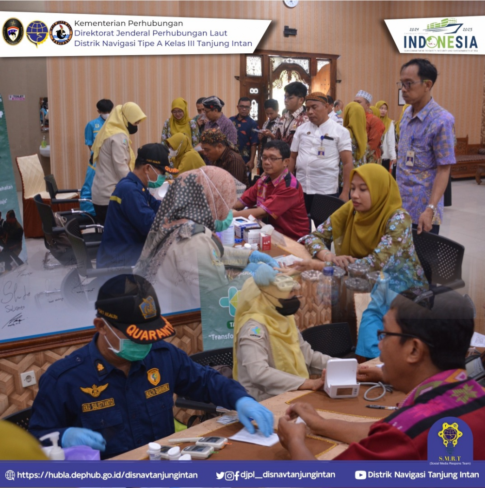 Pemeriksaan Kesehatan Pegawai Disnav Tanjung Intan