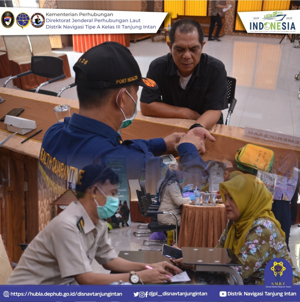 Pemeriksaan Kesehatan Pegawai Disnav Tanjung Intan