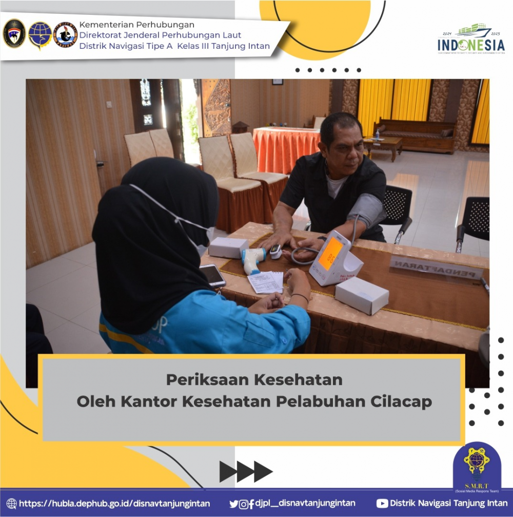 Pemeriksaan Kesehatan Pegawai Disnav Tanjung Intan