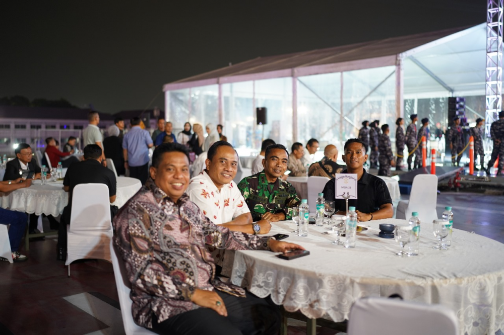 Kepala KSOP Kelas II Marunda menghadiri acara kejuaraan MMA Piala KASAL 2023