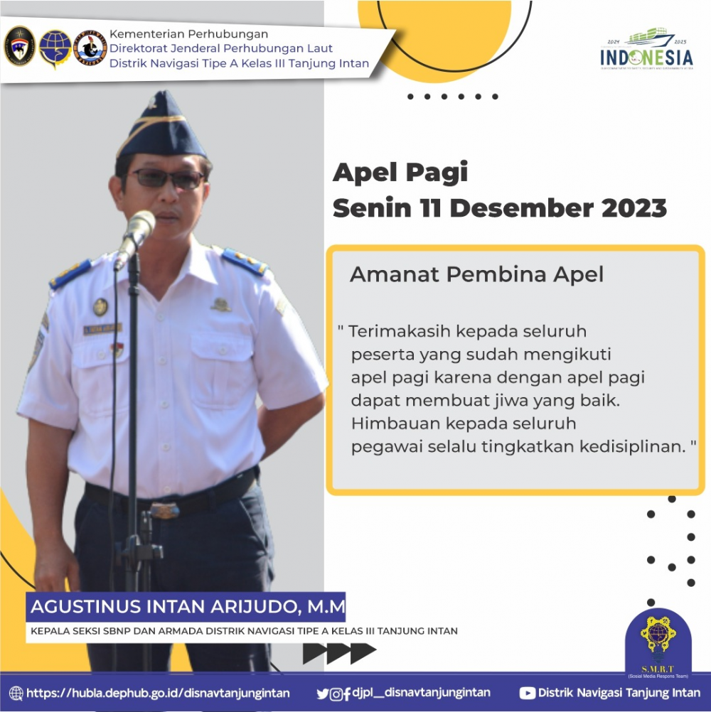 Apel Pagi Distrik Tanjung Intan