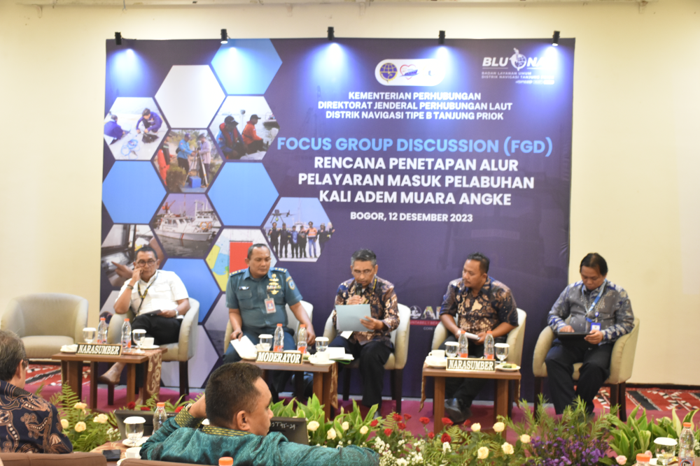 FGD "RENCANA PENETAPAN ALUR PELAYARAN MASUK PELABUHAN KALI ADEM MUARA ANGKE"