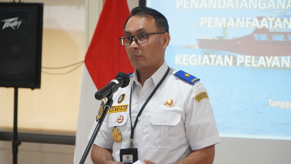DITJEN HUBLA TANDATANGANI KERJA SAMA PEMANFAATAN ASET BLU KAPAL LATIH BPSDMP UNTUK KEGIATAN KAPAL PERINTIS