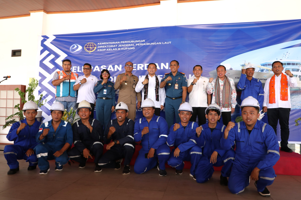 Pelepasan Pelayaran Perdana Kapal Khusus Ternak* KM. Camara Nusantara 4 Angkut 550 Sapi ke Banjarmasin