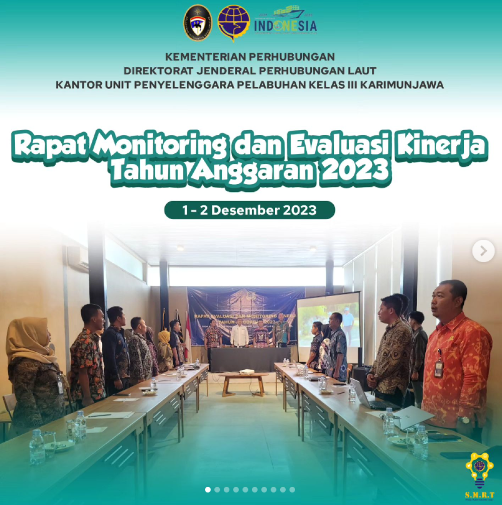 RAPAT MONITORING DAN EVALUASI KINERJA TAHUN ANGGARAN 2023