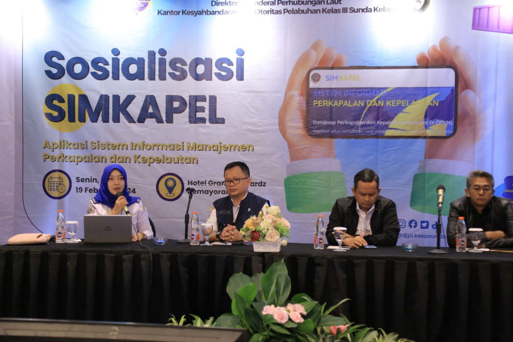 TINGKATKAN LAYANAN JASA PERKAPALAN DAN KEPELAUTAN SECARA PROFESIONAL, KSOP SUNDA KELAPA GELAR SOSIALISASI APLIKASI SIMKAPEL