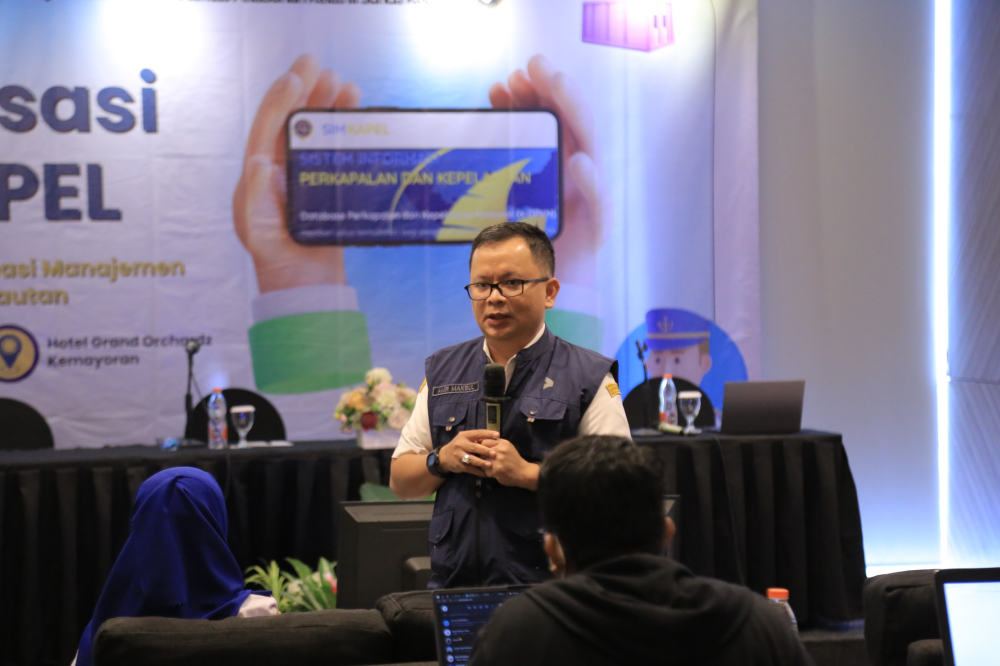 TINGKATKAN LAYANAN JASA PERKAPALAN DAN KEPELAUTAN SECARA PROFESIONAL, KSOP SUNDA KELAPA GELAR SOSIALISASI APLIKASI SIMKAPEL