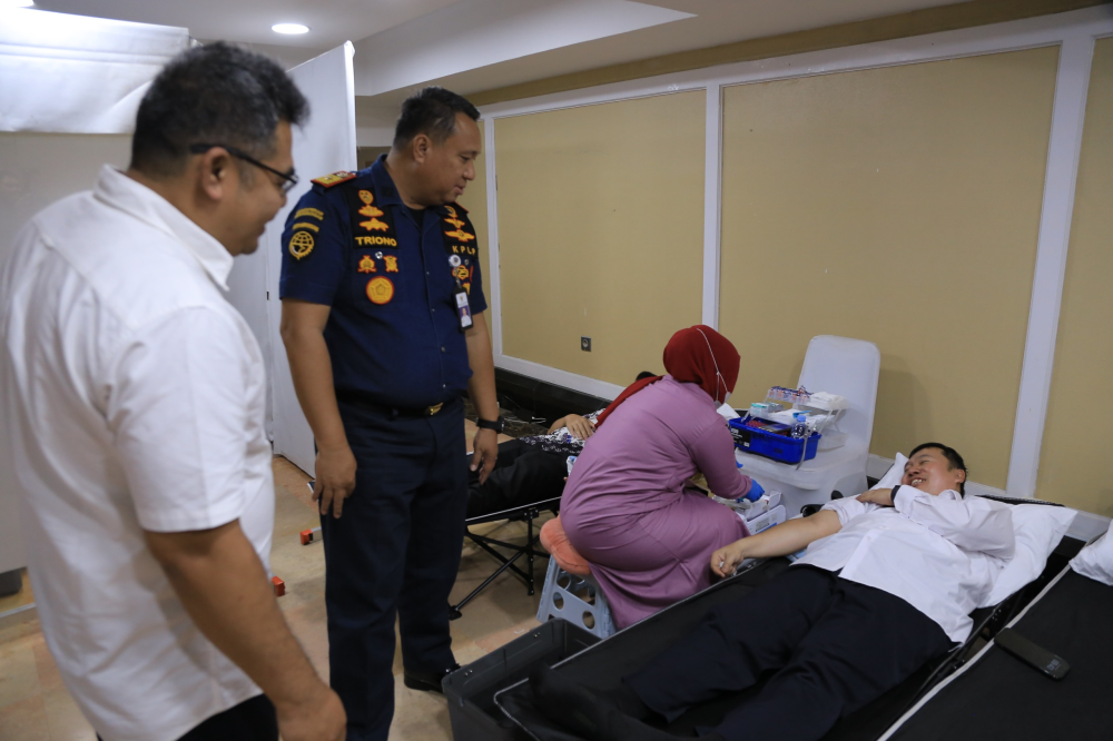 PERINGATI HUT PANGKALAN PLP KE-36, PANGKALAN PLP TANJUNG PRIOK GELAR DONOR DARAH
