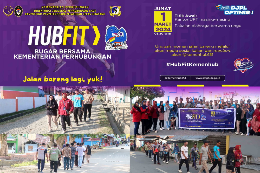 HUBFIT Bugar Bersama Kemenhub