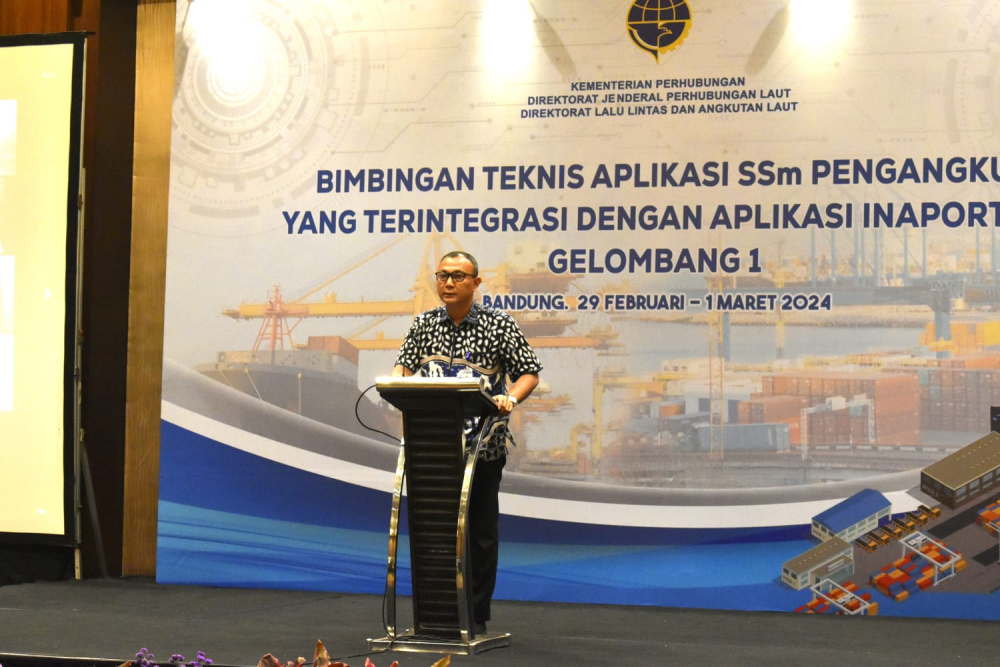 Dorong Peningkatan Efisiensi Biaya Logistik, Kemenhub Lakukan Transformasi Digital Pelabuhan dengan Sistem Single Submission Pengangkut