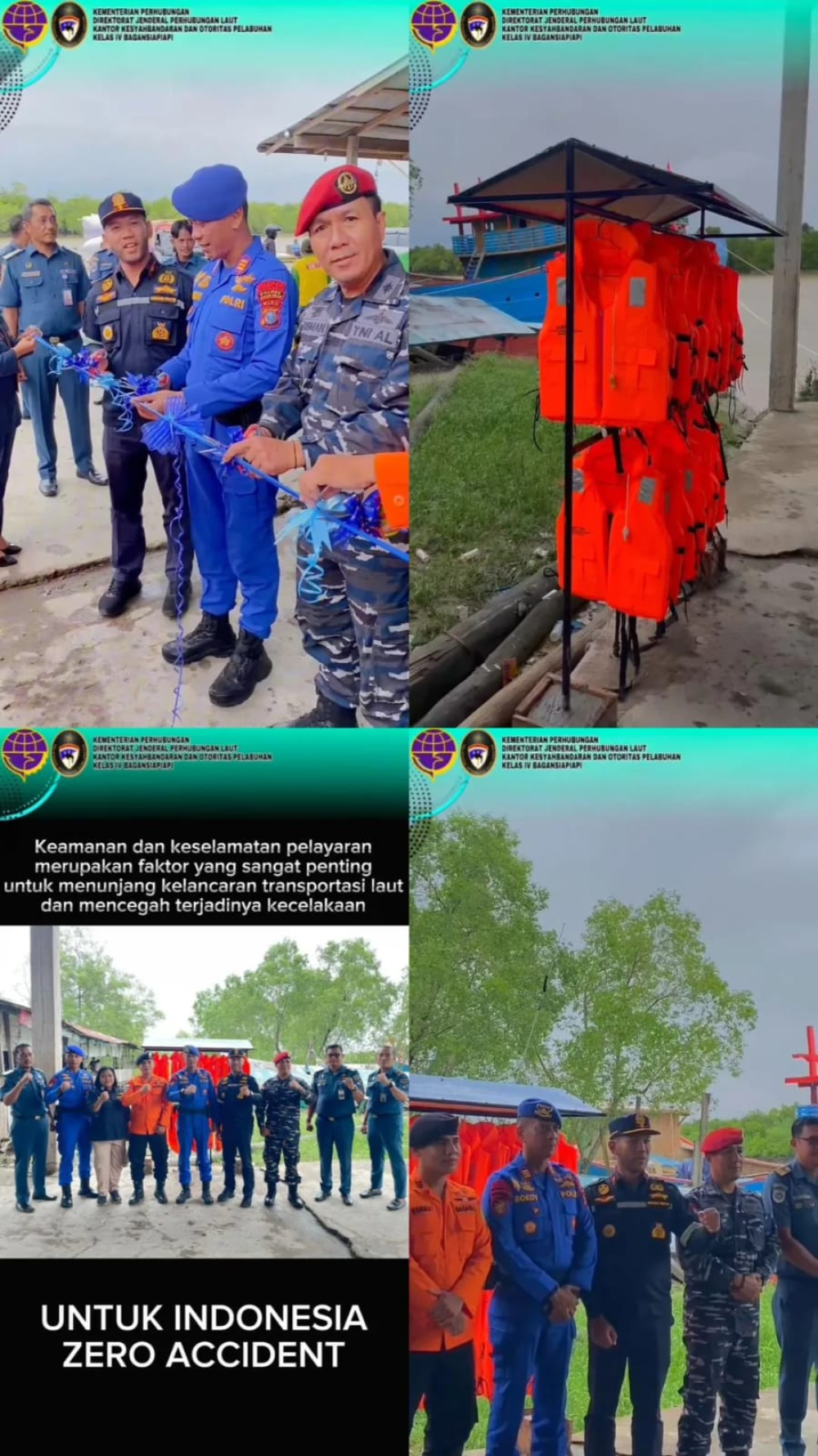 PERESMIAN LIFE JACKET STATION
