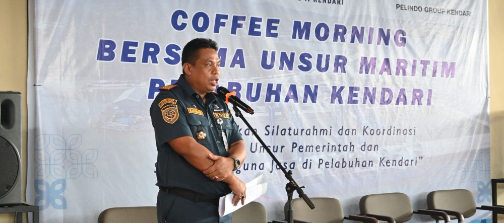 KSOP Kelas II Kendari Gelar Coffee Morning dengan Seluruh Unsur Maritim Kendari