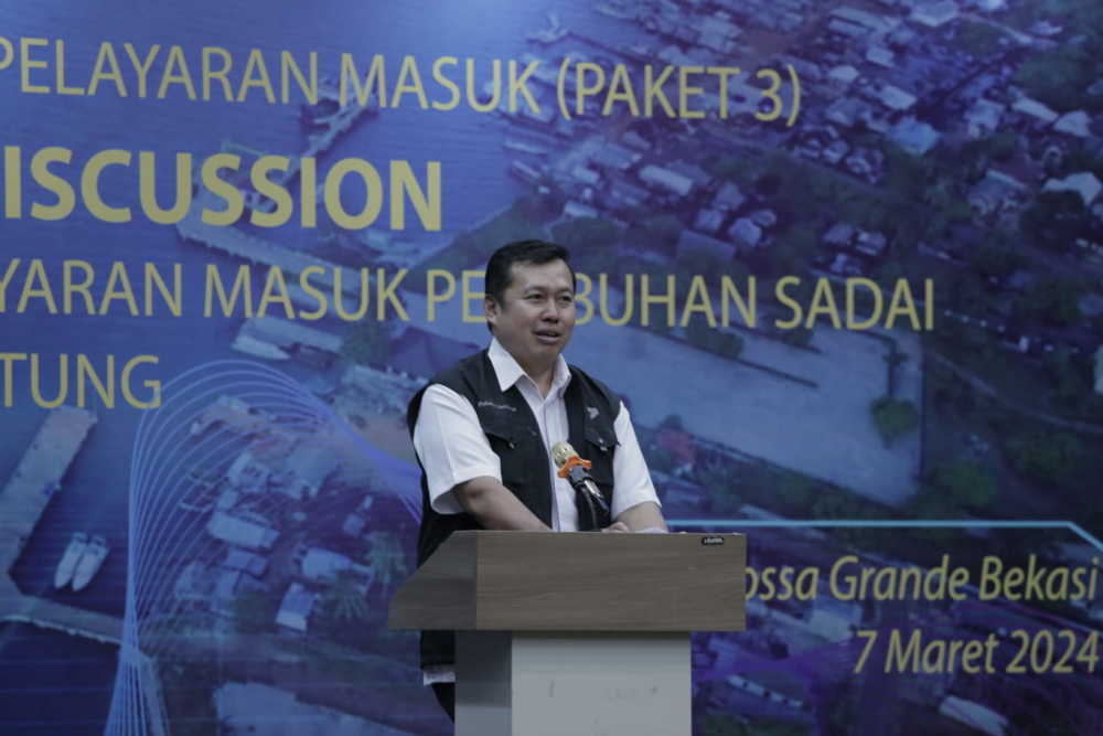 JADI AKSES TRANSPORTASI VITAL MASYARAKAT PROVINSI BANGKA BELITUNG, KEMENHUB SEGERA TETAPKAN ALUR PELAYARAN MASUK PELABUHAN SADAI