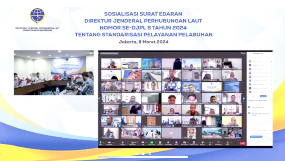Direktorat Jenderal Perhubungan Laut Lakukan Sosialisasi Standarisasi Pelayanan Pelabuhan untuk Meningkatkan Kinerja Logistik Nasional