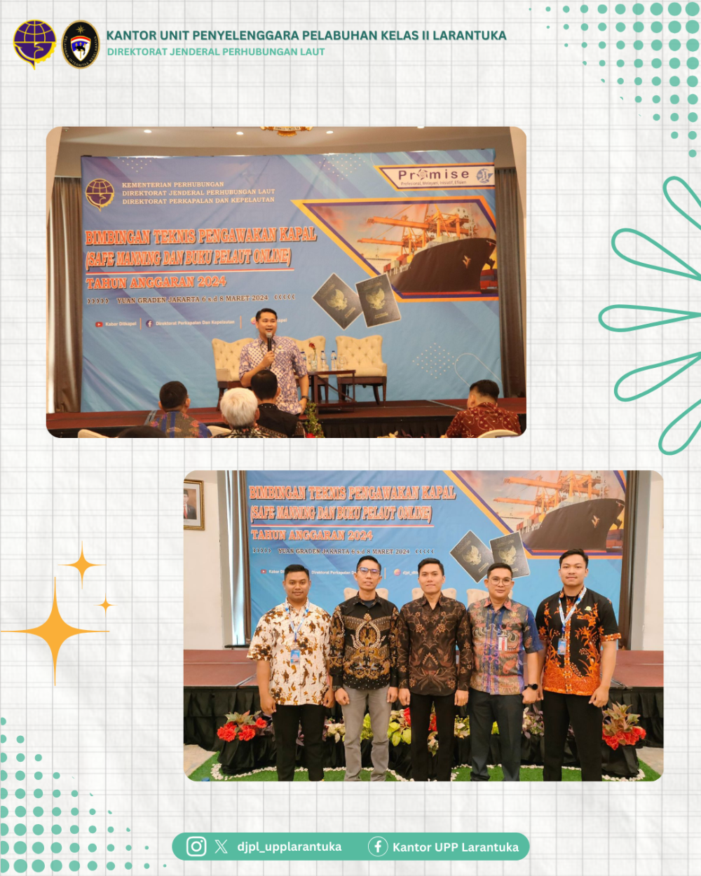 BIMBINGAN TEKNIS (SAFE MANNING DAN BUKU PELAUT ONLINE)