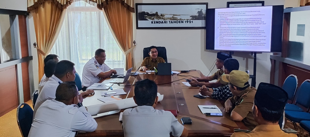 KSOP Kendari Hadiri Rapat Terkait Rencana Pembangunan Dermaga Rakyat Desa Sawapudo