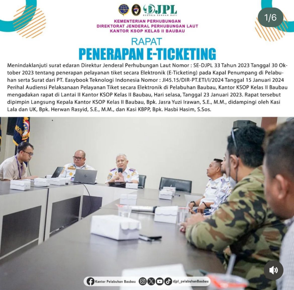 RAPAT PENERAPAN E-TICKETING