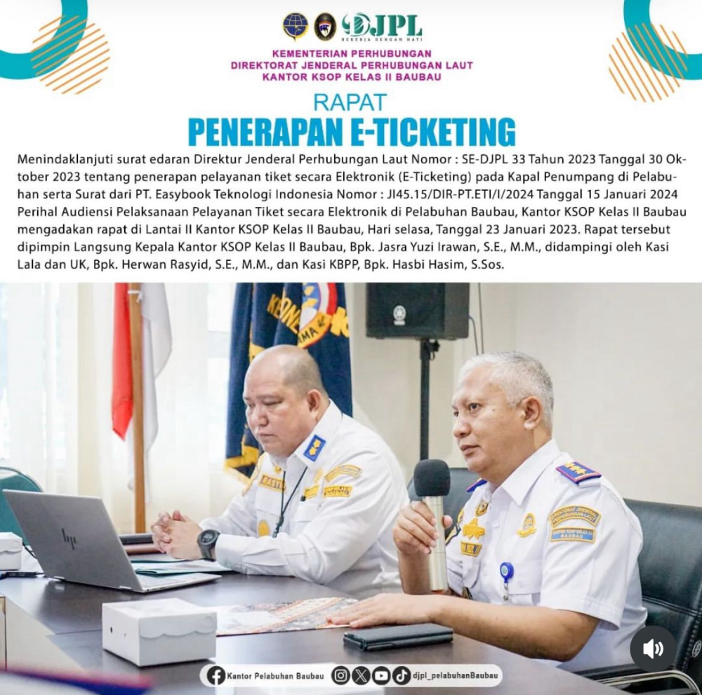 RAPAT PENERAPAN E-TICKETING