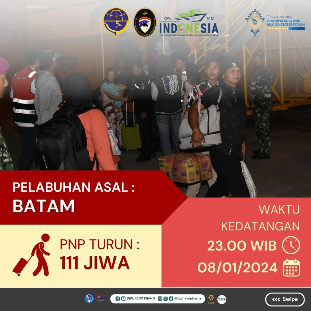 Kedatangan Dan Keberangkatan Kapal KM.DOROLONDA