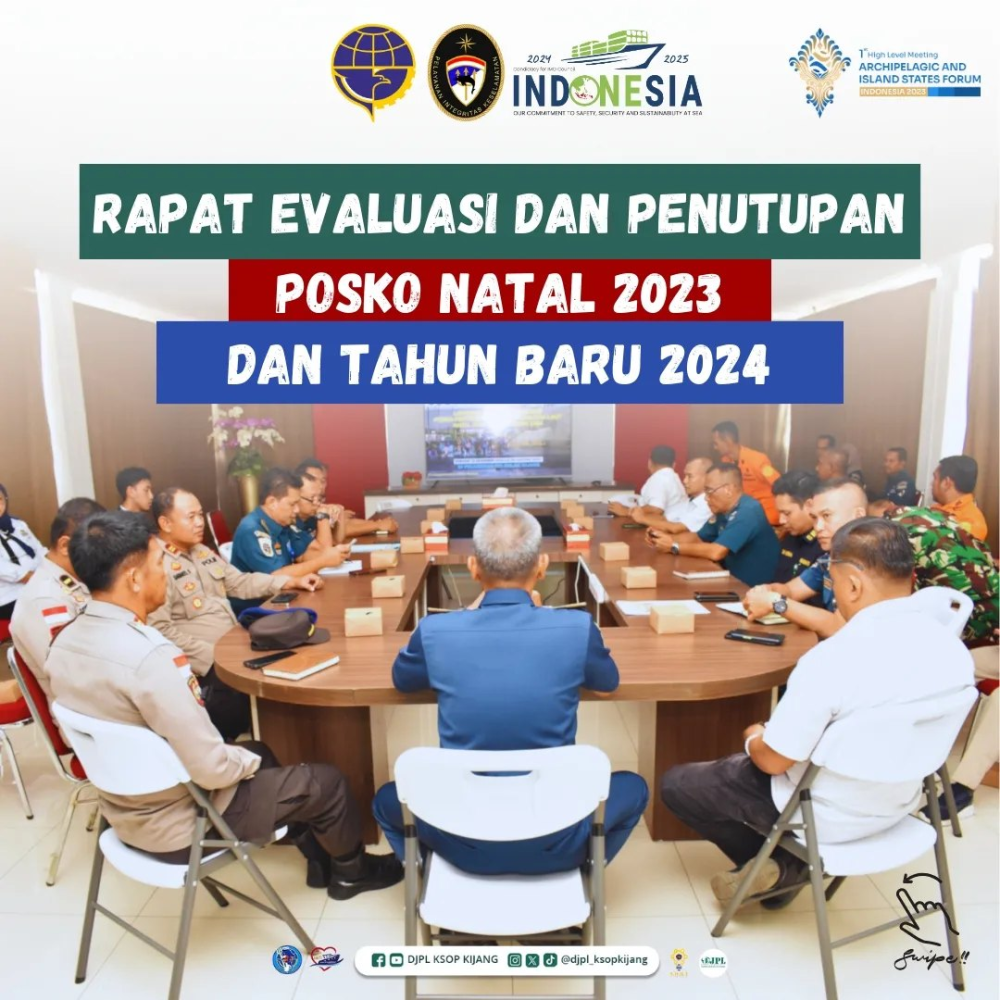 Rapat Evaluasi Dan Penutupan Posko Natal 2023 Dan Tahun 2024
