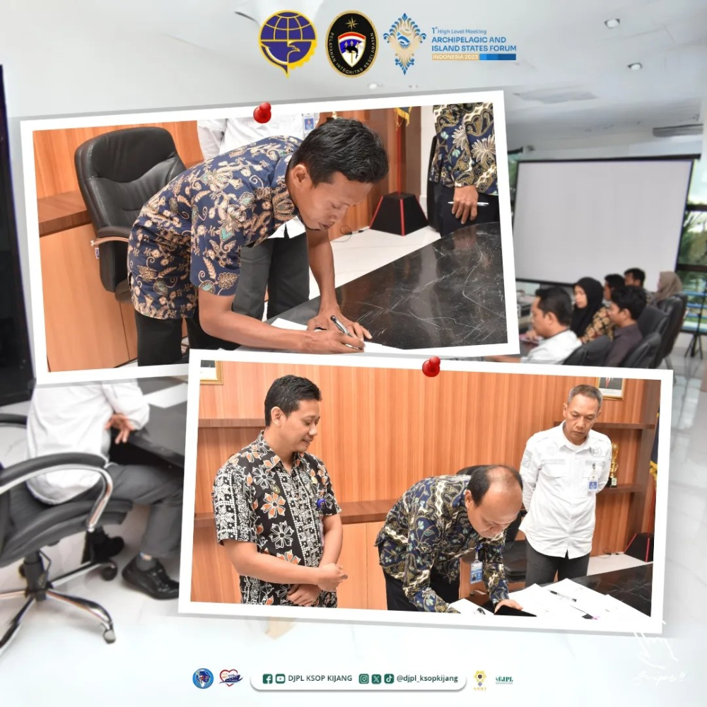 Penandatanganan Kontrak Kerja Pegawai Non Pegawai Negeri (PPNPN) Tahun 2024 KSOP Kijang