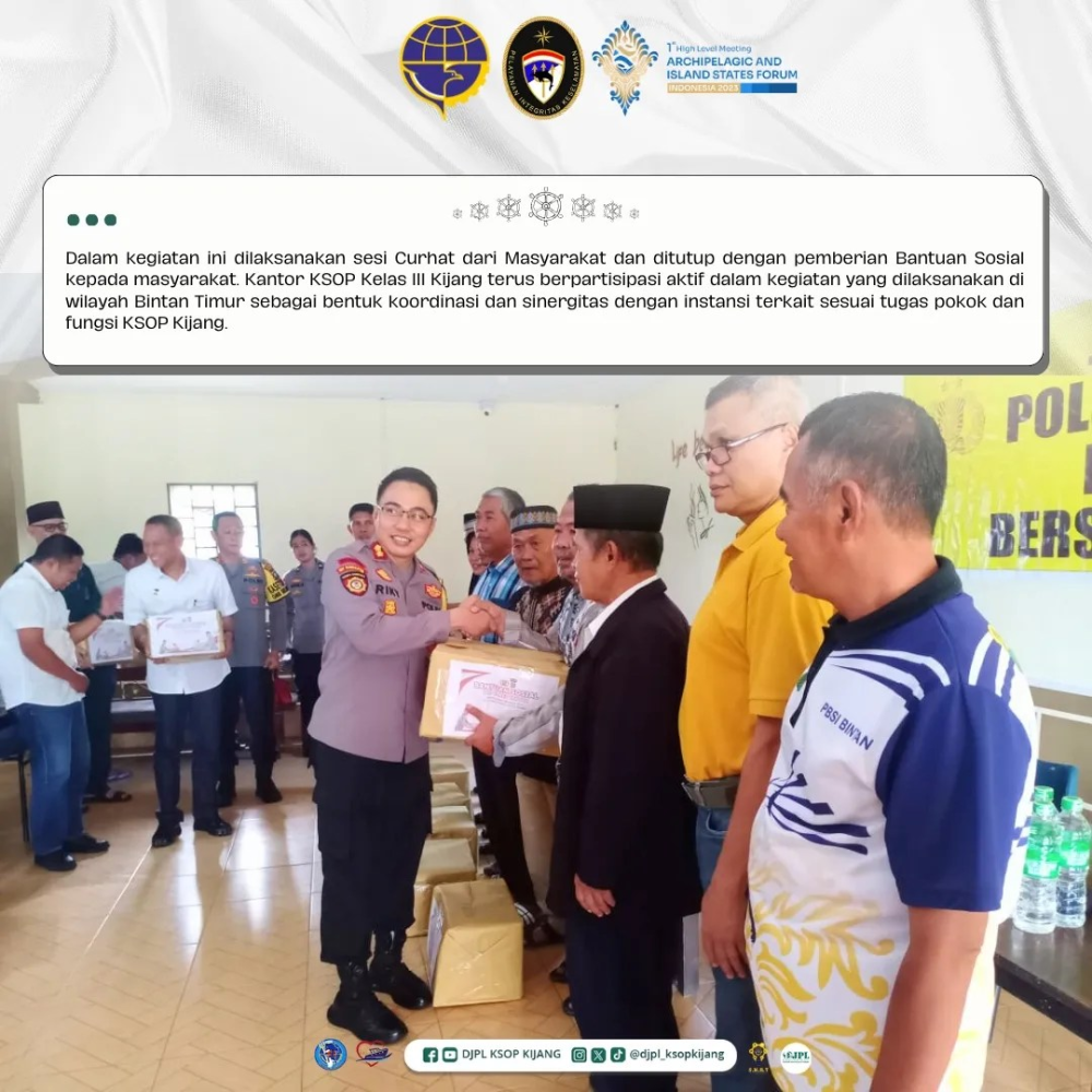 Jumat curhat polsek bintan timur polres bintan bersama masyarakat