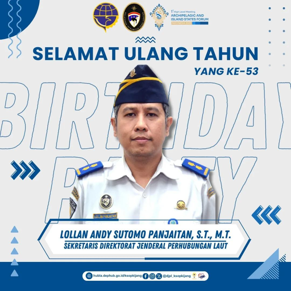 Selamat ulang tahun yang ke-53 untuk Bapak Lollan Andy Sutomo Panjaitan, S.T., M.T.,
