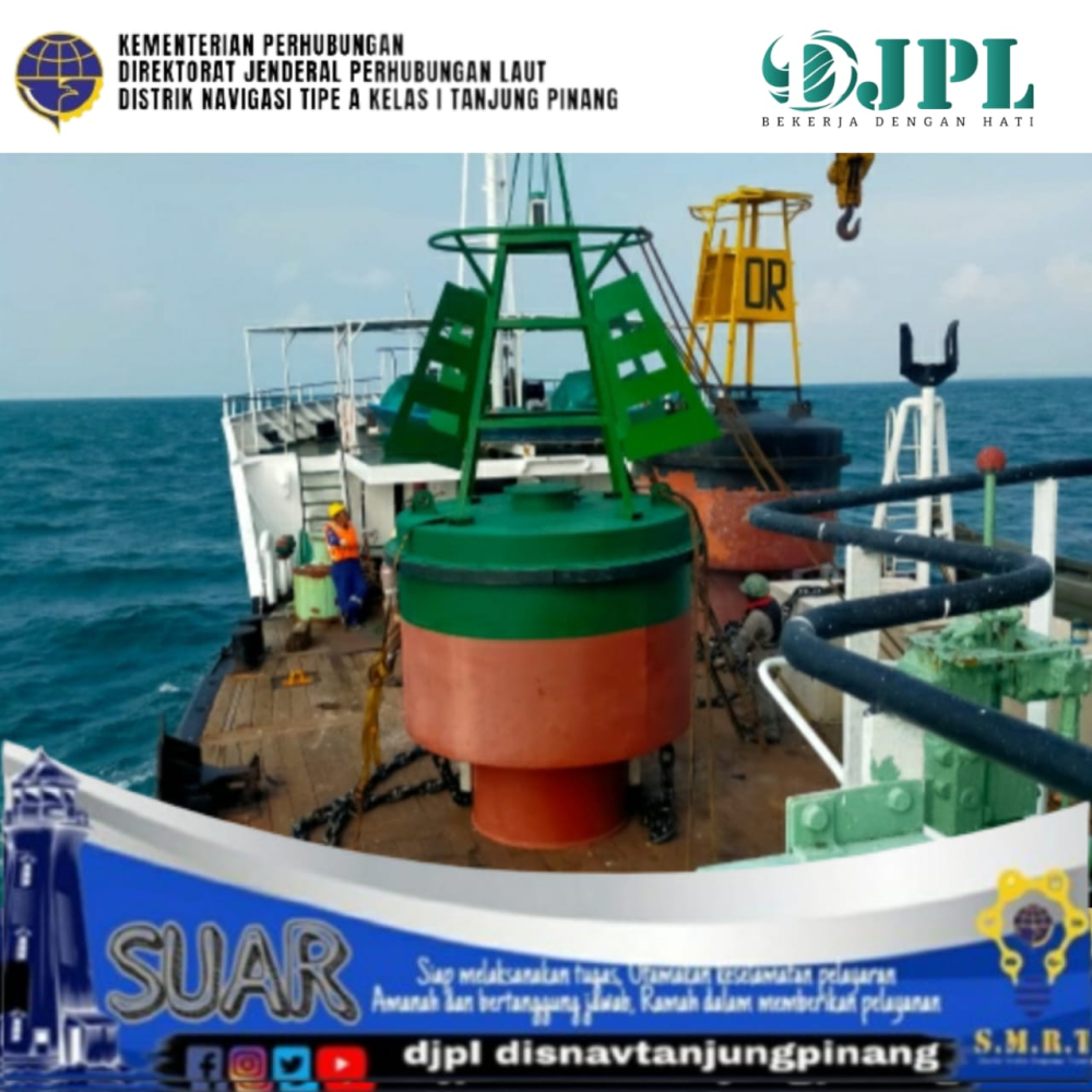 REPOSISI PELAMPUNG SUAR NO. 1,2 DAN 3 DI PERAIRAN KABIL