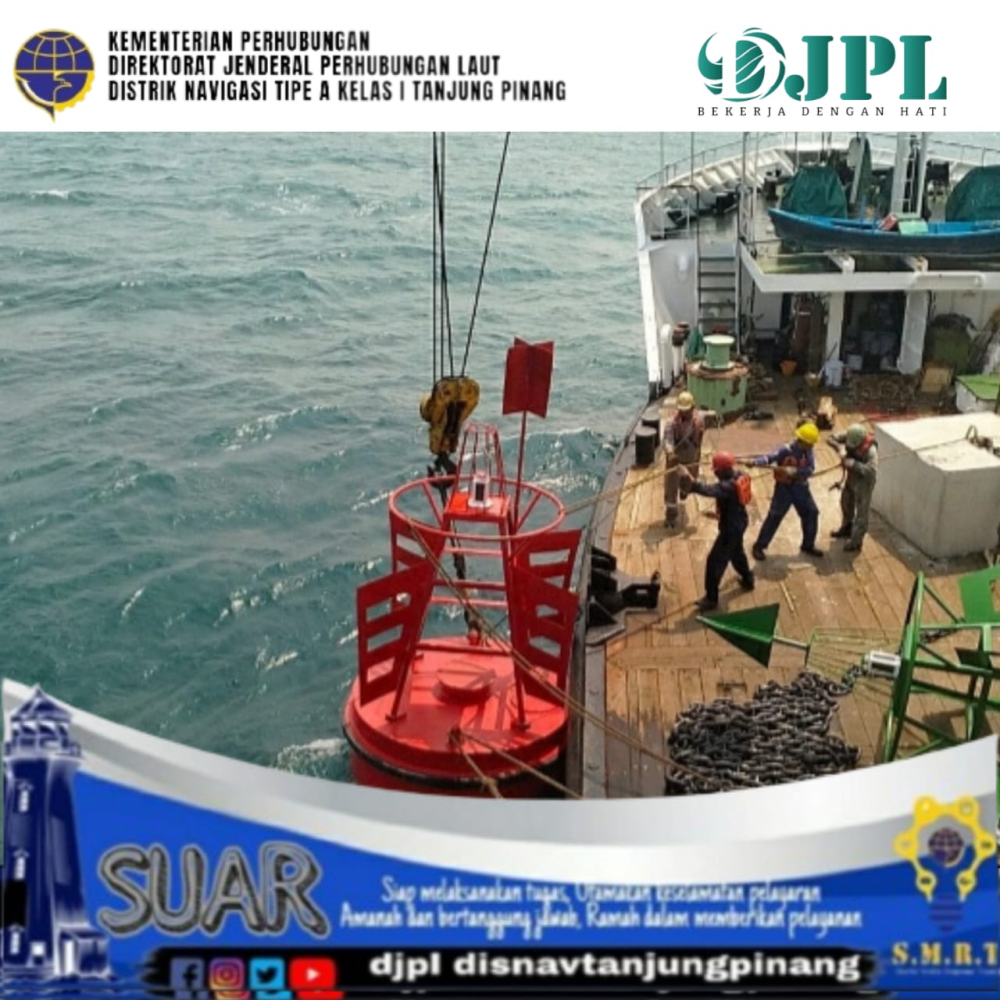 REPOSISI PELAMPUNG SUAR NO. 1,2 DAN 3 DI PERAIRAN KABIL