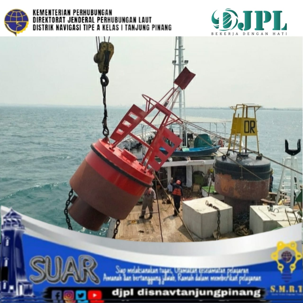 REPOSISI PELAMPUNG SUAR NO. 1,2 DAN 3 DI PERAIRAN KABIL