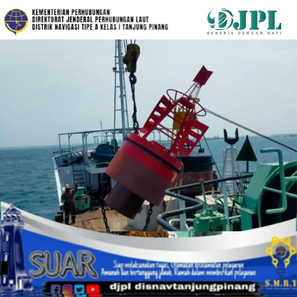 REPOSISI PELAMPUNG SUAR NO. 1,2 DAN 3 DI PERAIRAN KABIL