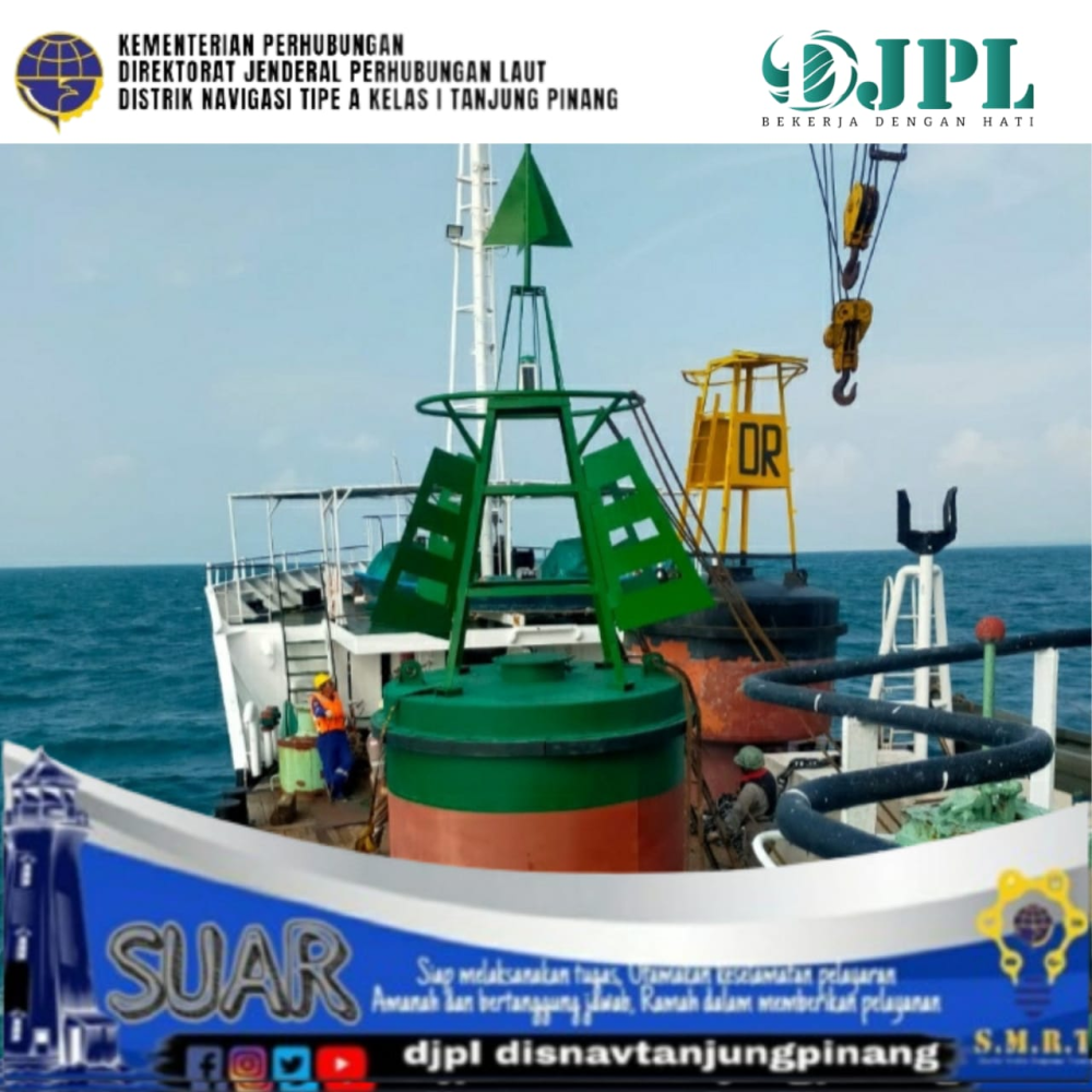 REPOSISI PELAMPUNG SUAR NO. 1,2 DAN 3 DI PERAIRAN KABIL