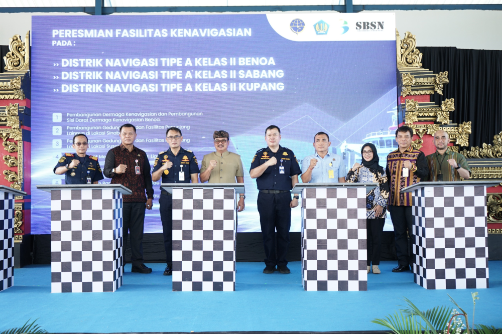 DIRJEN HUBLA RESMIKAN PEMBANGUNAN SARANA DAN PRASARANA KENAVIGASIAN MELALUI SKEMA PEMBIAYAAN SBSN