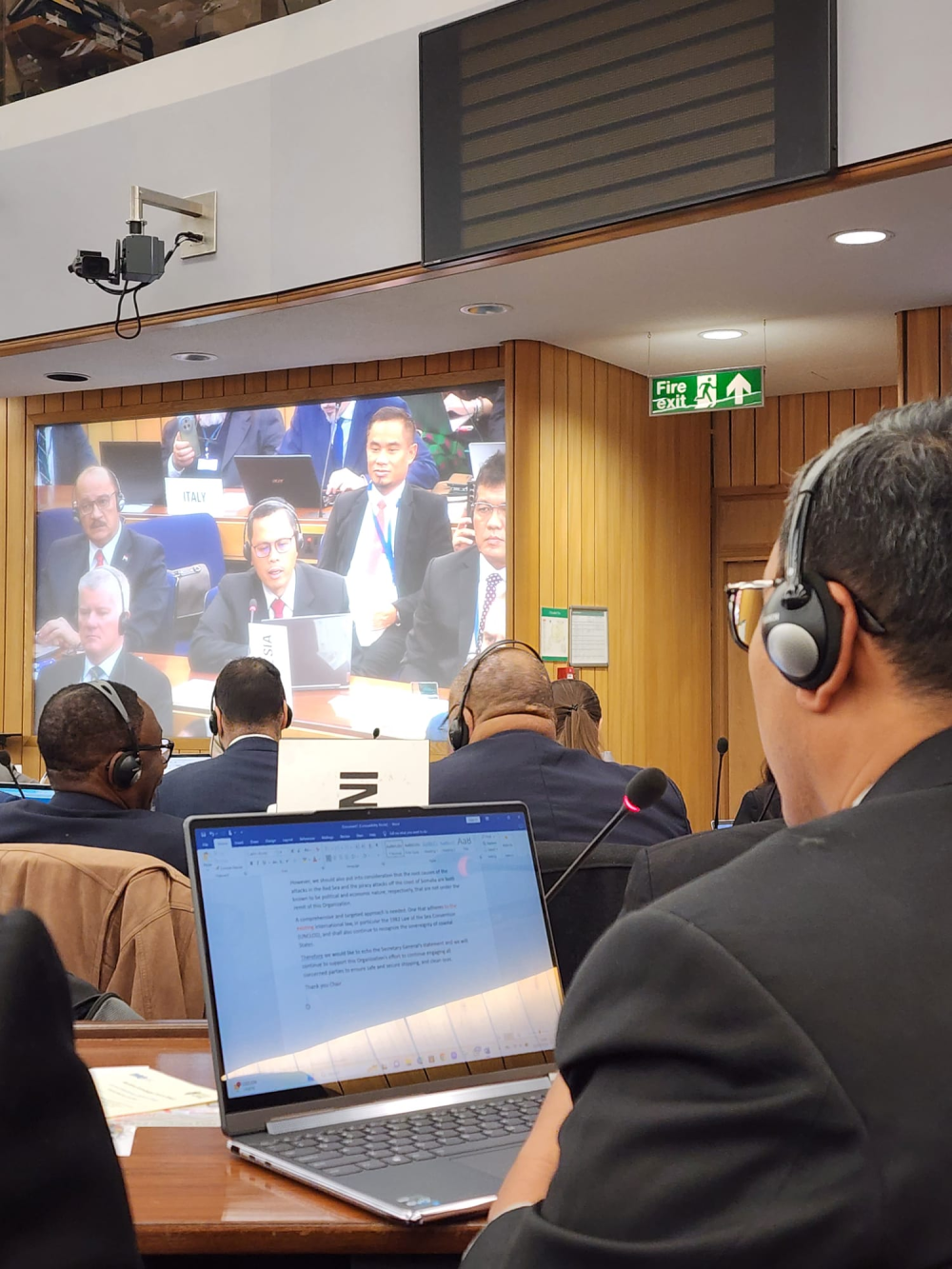 SIDANG IMO MEPC KE-81 DI LONDON, INDONESIA AKTIF SAMPAIKAN GAGASAN TERKAIT PERLINDUNGAN LINGKUNGAN MARITIM