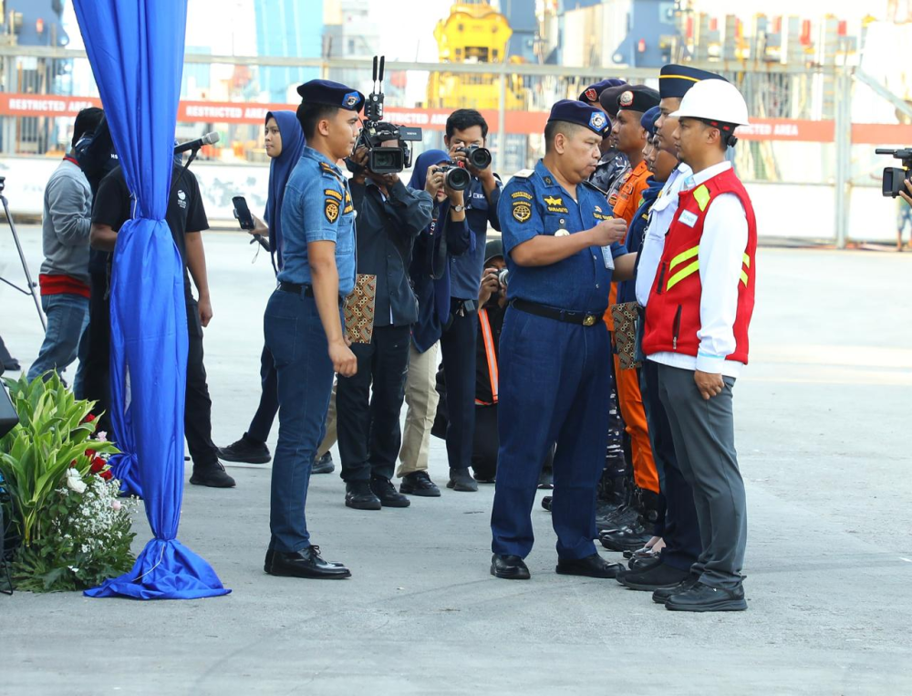 PERKUAT KOORDINASI PENYELENGGARAAN ANGKUTAN LAUT LEBARAN, DITJEN HUBLA GELAR APEL KESIAGAAN PEMBUKAAN POSKO ANGLEB 2024