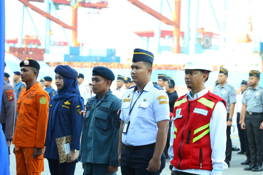PERKUAT KOORDINASI PENYELENGGARAAN ANGKUTAN LAUT LEBARAN, DITJEN HUBLA GELAR APEL KESIAGAAN PEMBUKAAN POSKO ANGLEB 2024