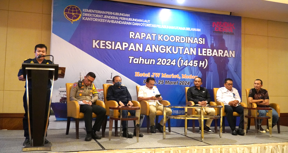 Rapat Koordinasi Kesiapan Penyelenggaraan Angkutan Laut Lebaran Tahun 2024