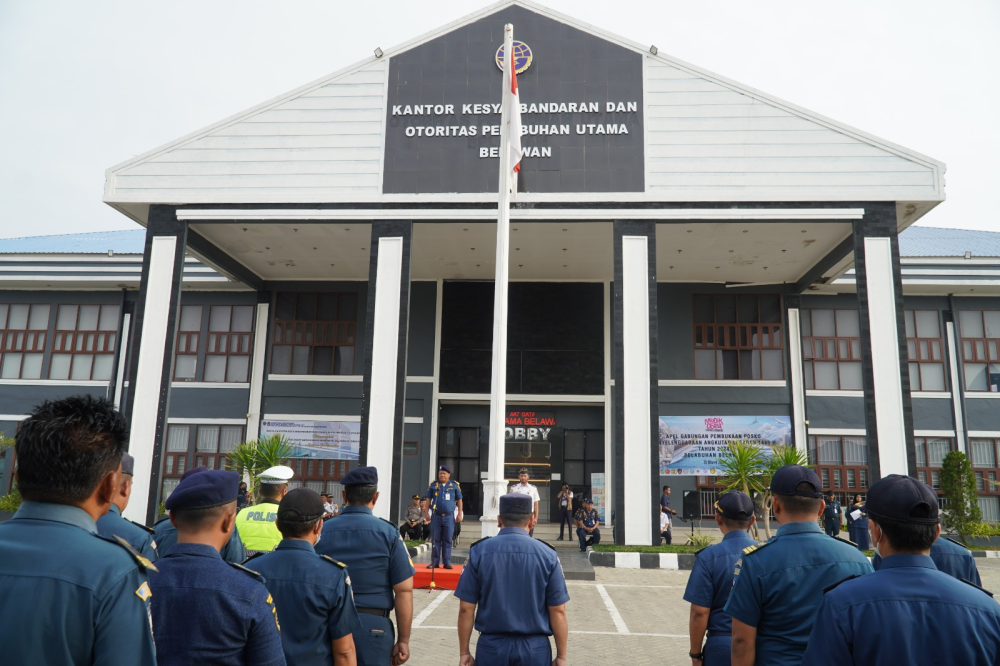 APEL KESIAGAAN POSKO PENYELENGGARAAN ANGKUTAN LAUT LEBARAN 1445 H TAHUN 2024.