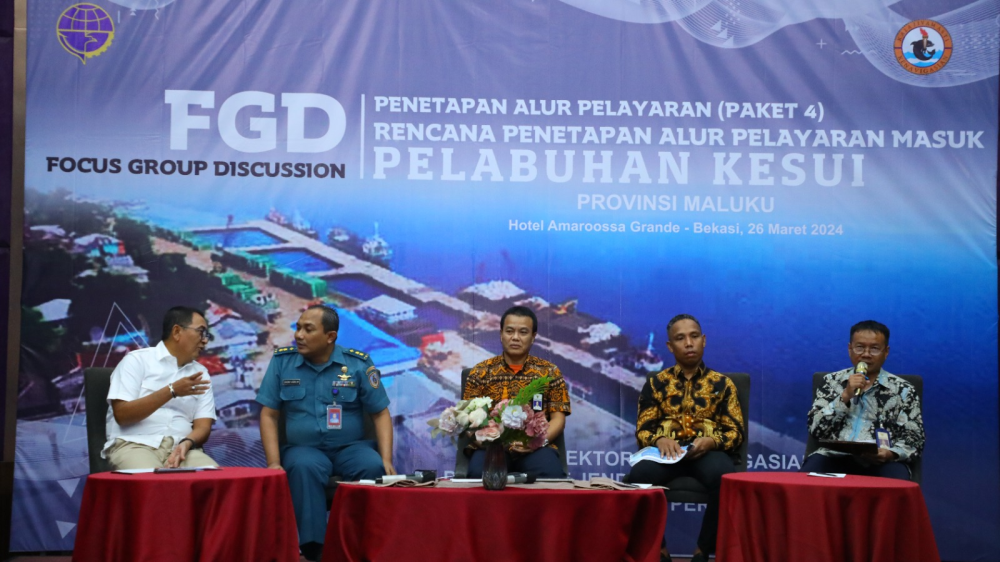 LAYANI PENUMPANG DAN BARANG DI DAERAH TERPENCIL, KEMENHUB RANCANG PENETAPAN ALUR PELAYARAN MASUK PELABUHAN KESUI